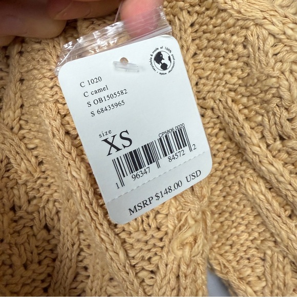 Free People Isla Oversized Cable Knit Tunic Sweater - Picture 5 of 6